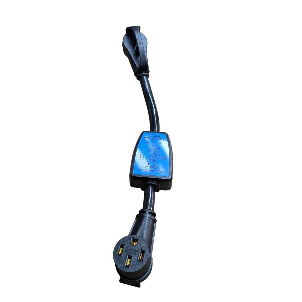Powsaf RV Surge Protector 50A 120V/240V With LED Diagnostic Indicators Heavy-Dut - Picture 1 of 8